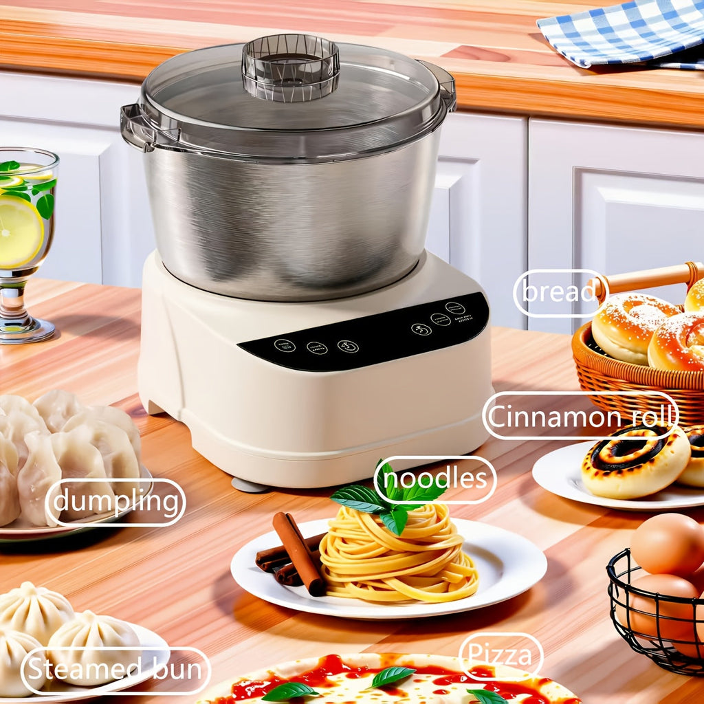 Electric Dough Maker, 1.32gal/5.28qt Home Dough Mixer with Fermentation Function, Microcomputer Timer