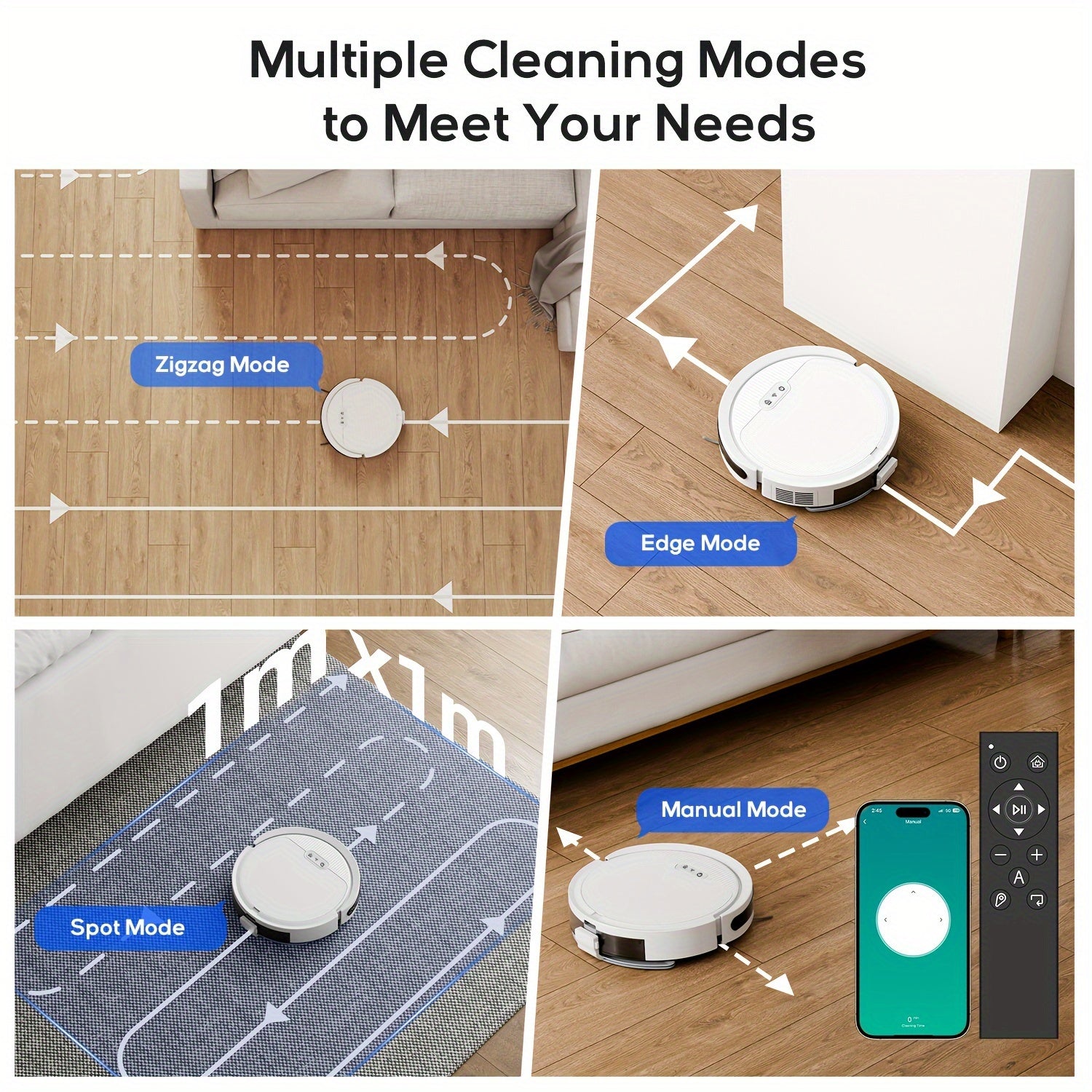 This Is a Robotic Vacuum And Mop Combination Featuring Powerful 5000PA Suction