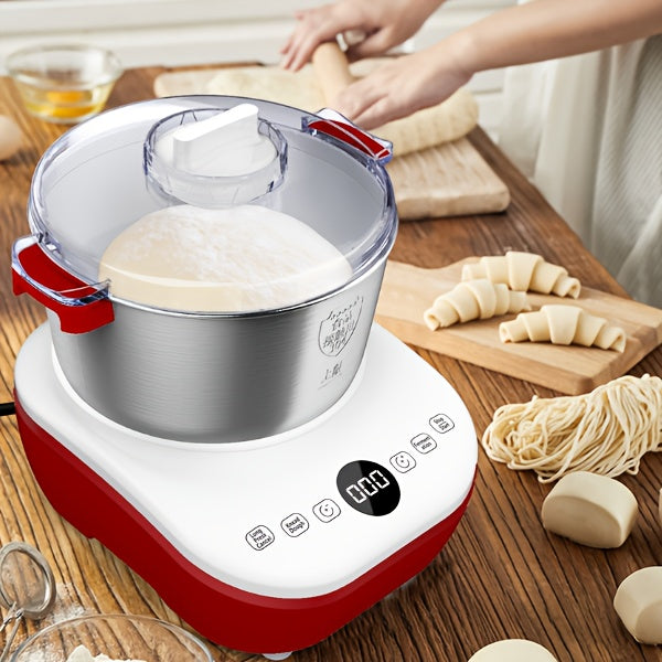 7L(7.3QT)Electric Dough Mixer with Ferment Function, Bread Maker Machine, Dough Maker Machine with 304 Stainless Steel Bowl