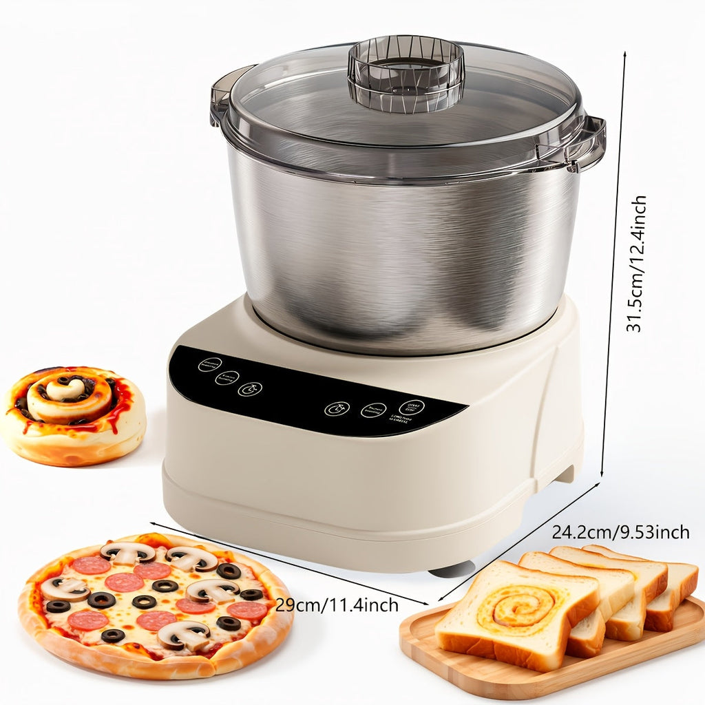 Electric Dough Maker, 1.32gal/5.28qt Home Dough Mixer with Fermentation Function, Microcomputer Timer