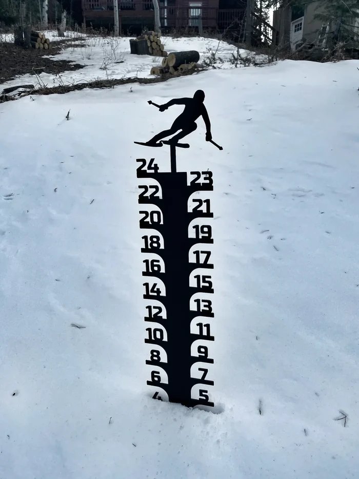 🔥Early Christmas Sale 50% - Iron Art Snow Gauge