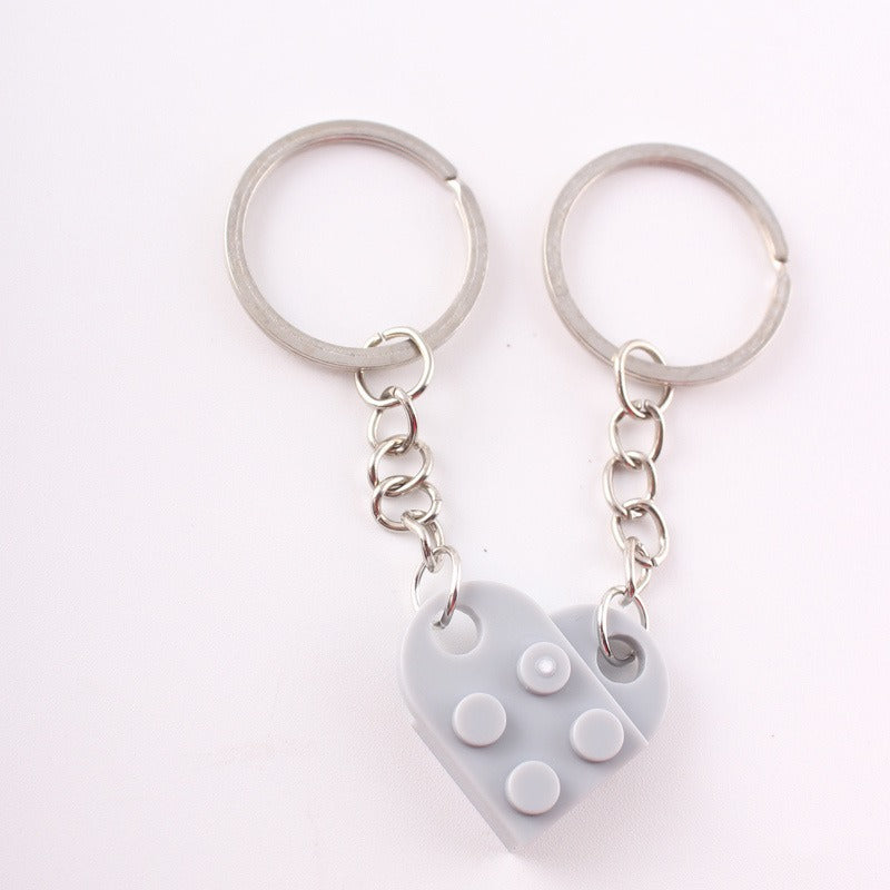 🔥LAST DAY 50% OFF - 💖Brick Heart Keychain Set