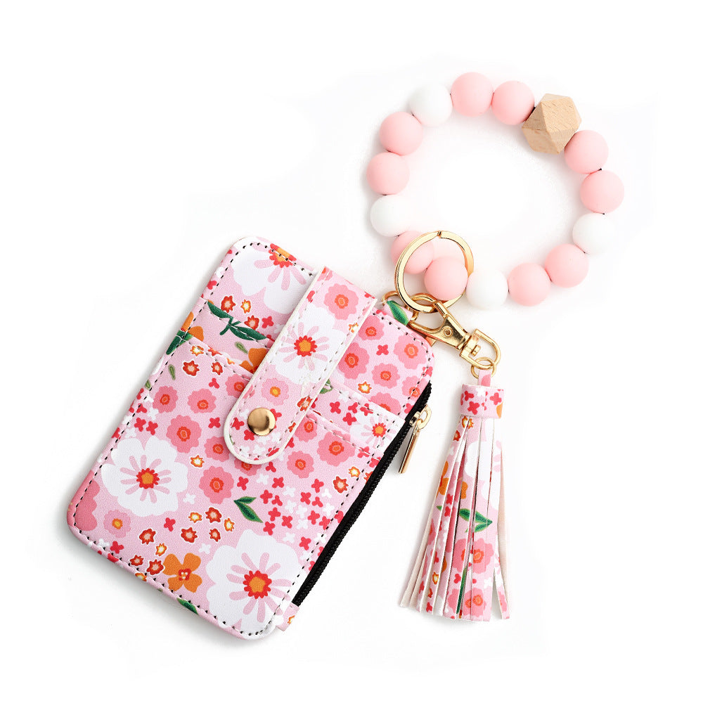 🎁Boho Beaded Wallet Keychain🌸