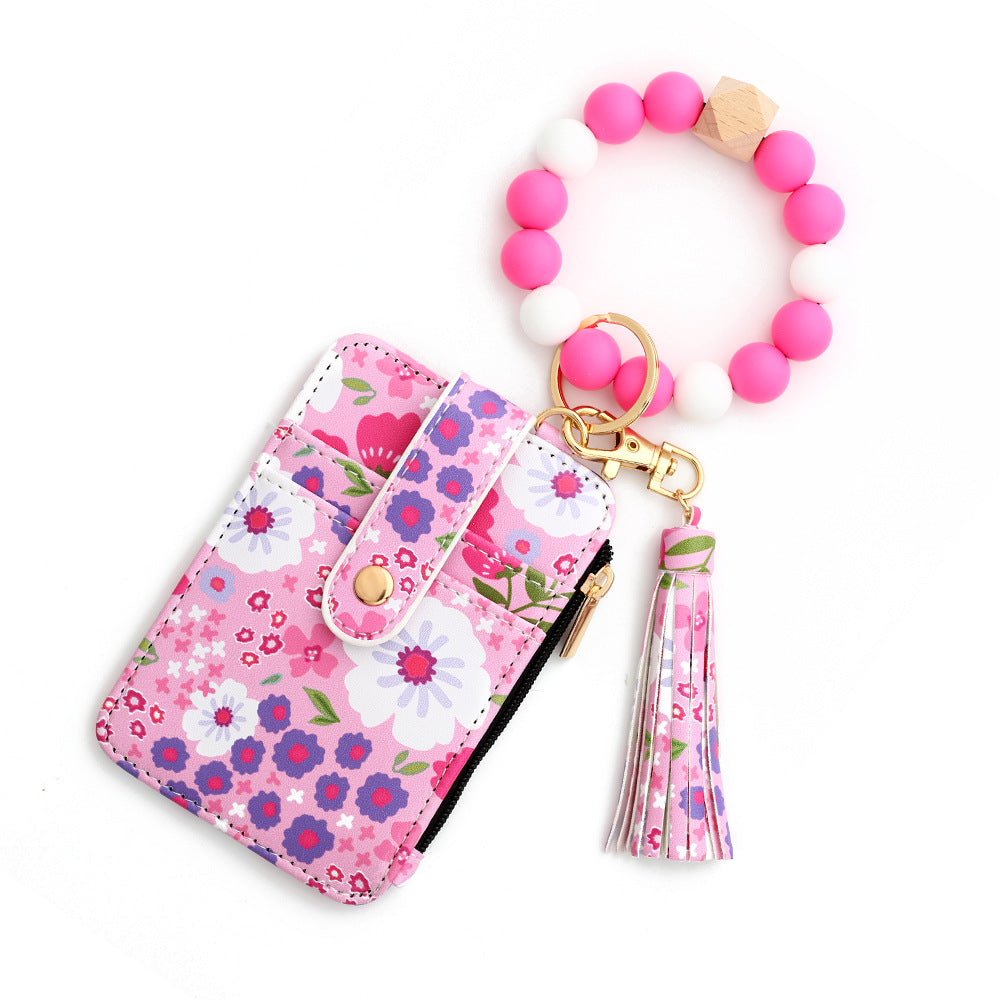 🎁Boho Beaded Wallet Keychain🌸