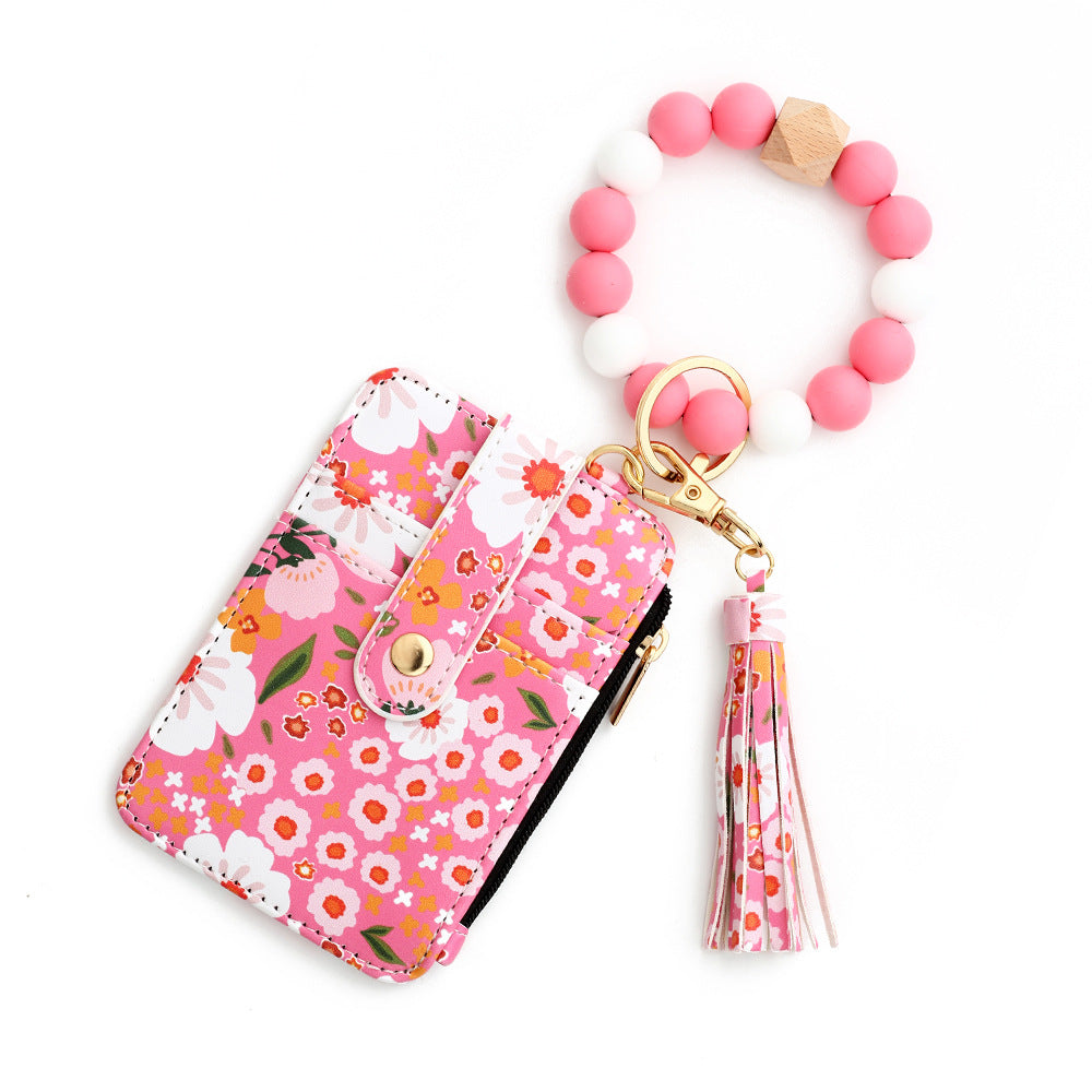 🎁Boho Beaded Wallet Keychain🌸