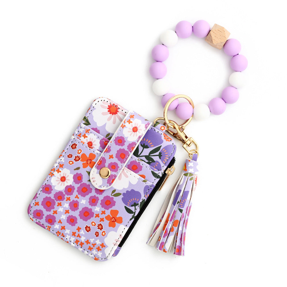 🎁Boho Beaded Wallet Keychain🌸