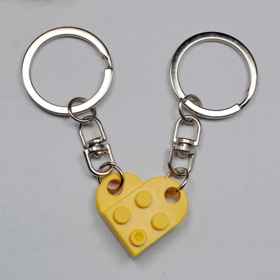 🔥LAST DAY 50% OFF - 💖Brick Heart Keychain Set