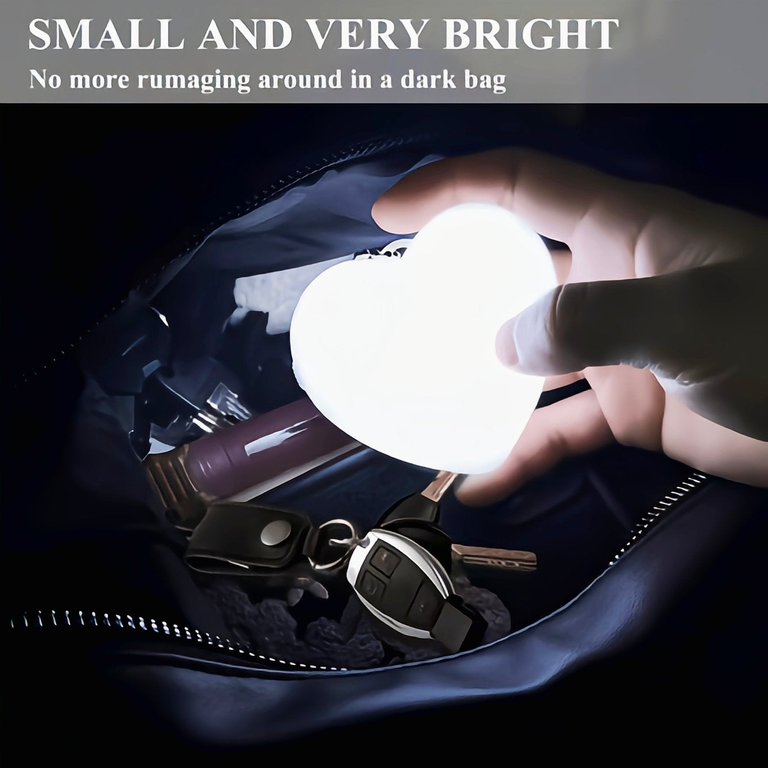 💖LED Purse Light: Automatic Sensor Handbag Light