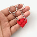 🔥LAST DAY 50% OFF - 💖Brick Heart Keychain Set