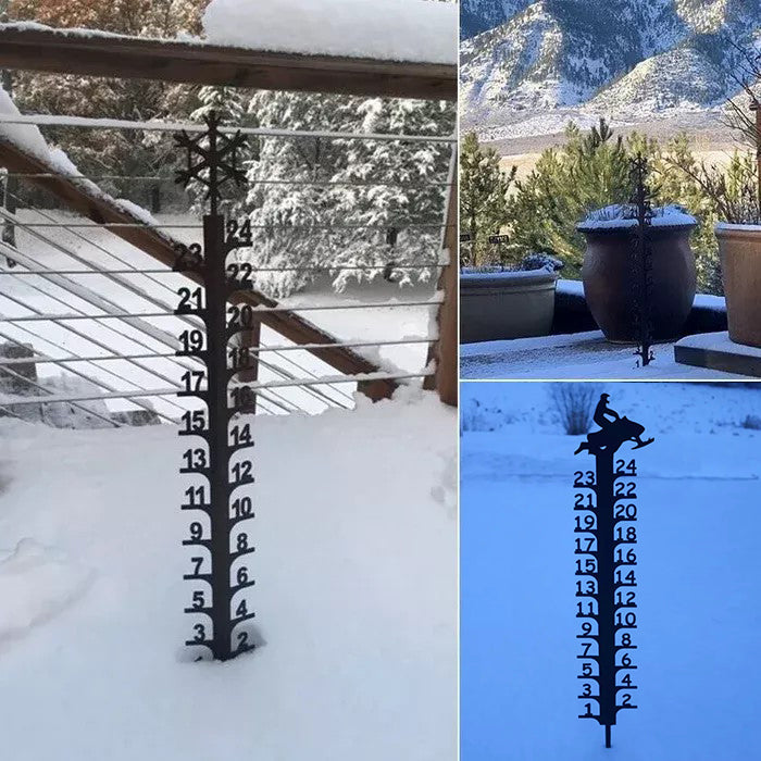 🔥Early Christmas Sale 50% - Iron Art Snow Gauge