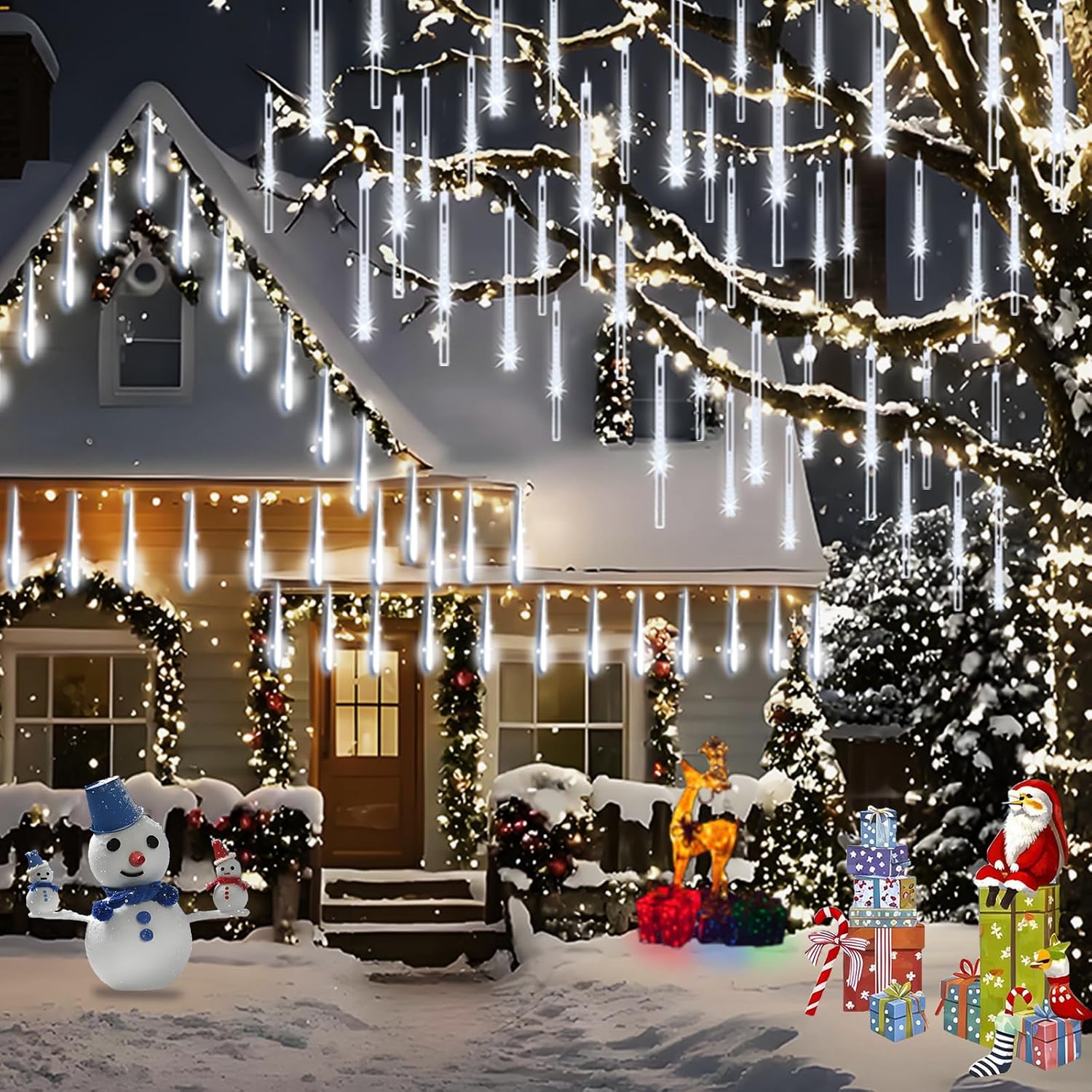 ✨LED Outdoor Meteor Shower Rain Lights💫