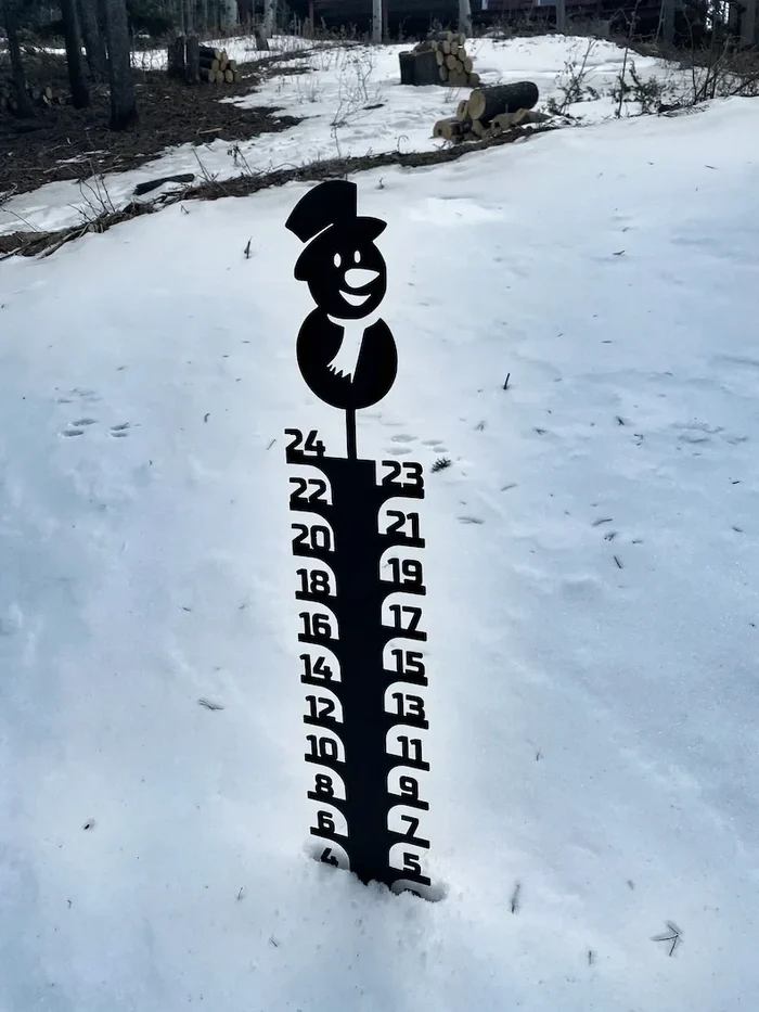 🔥Early Christmas Sale 50% - Iron Art Snow Gauge