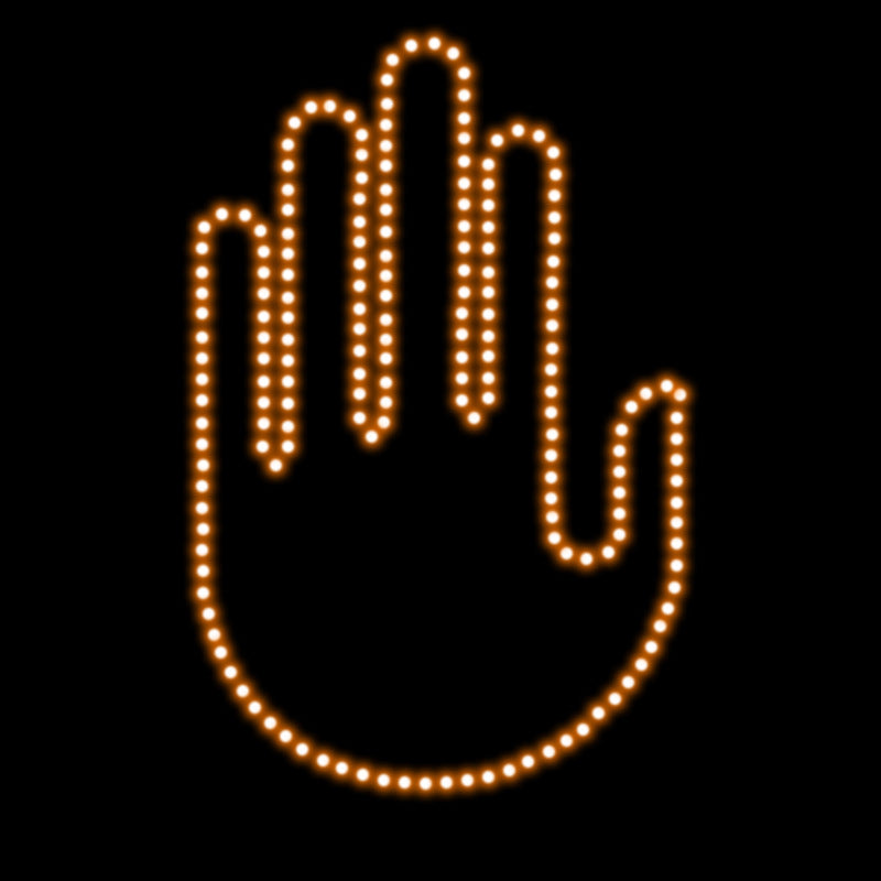 🤟🤣Car Gesture Light