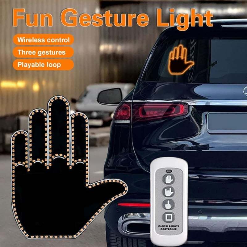 🤟🤣Car Gesture Light