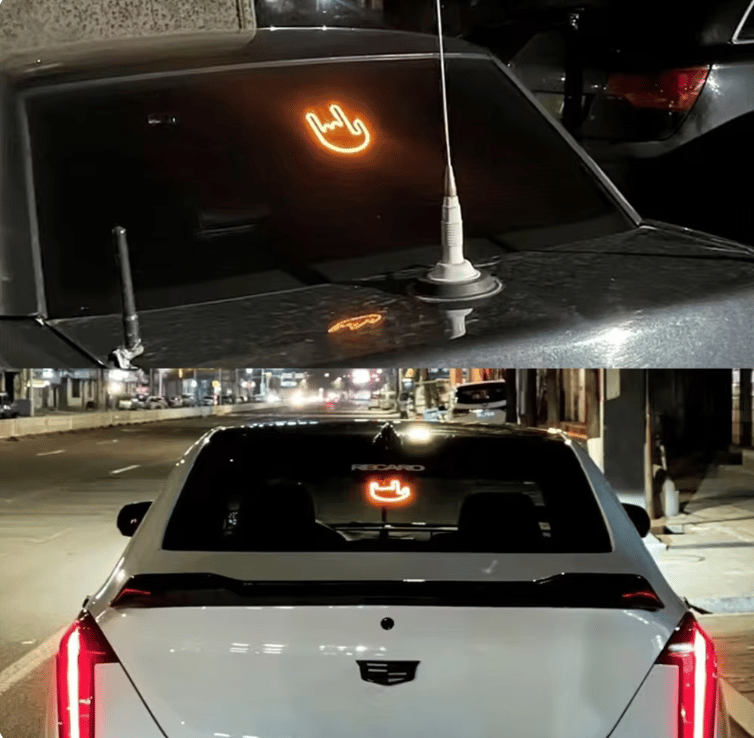 🤟🤣Car Gesture Light