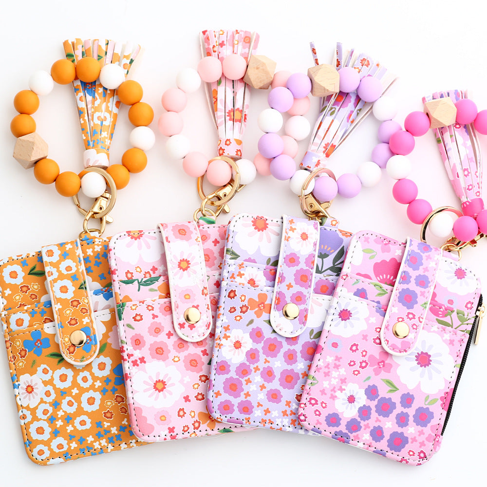 🎁Boho Beaded Wallet Keychain🌸