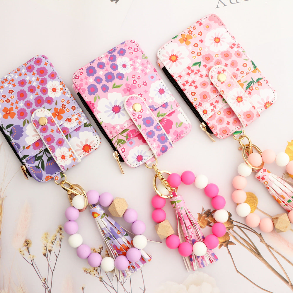 🎁Boho Beaded Wallet Keychain🌸