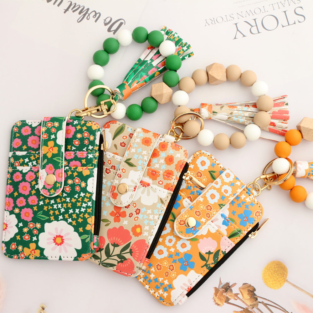 🎁Boho Beaded Wallet Keychain🌸