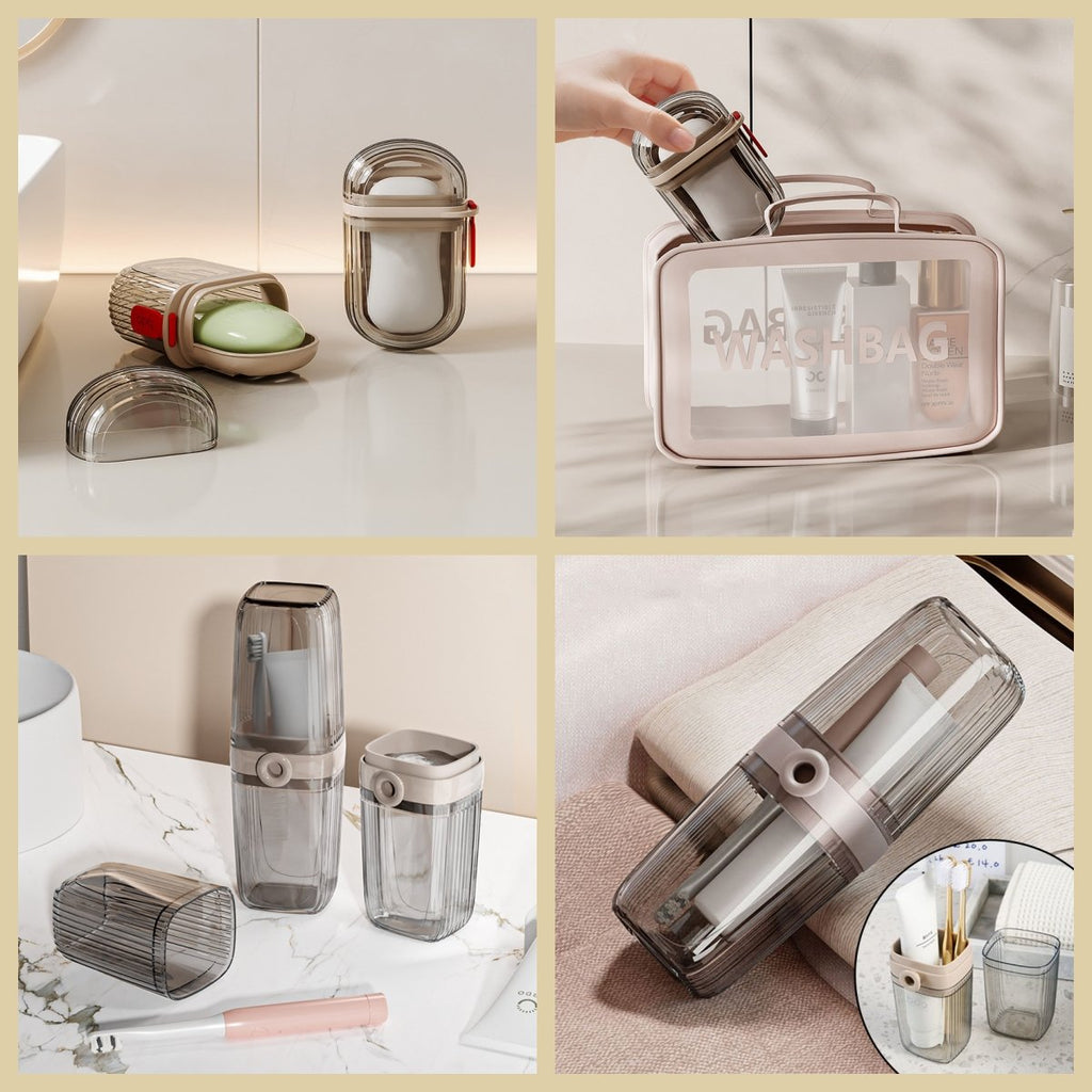 🎁Convenient Travel Soap Mouthwash Storage Box🧼
