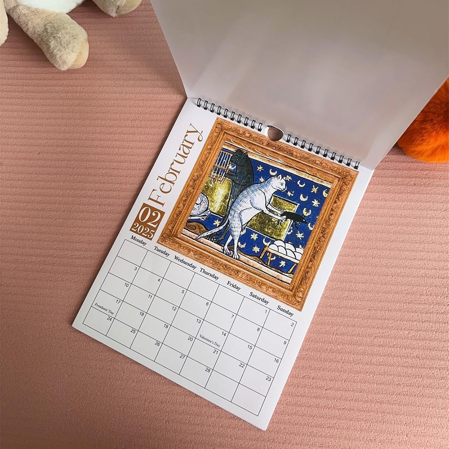 🐈 2025-CALENDAR🗓Weird Medieval Cats & Dogs