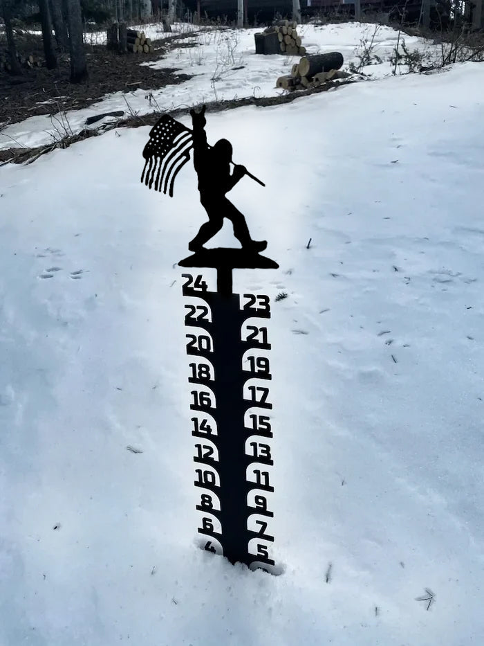 🔥Early Christmas Sale 50% - Iron Art Snow Gauge